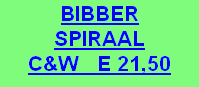 BIBBER
SPIRAAL
C&W   E 21,50